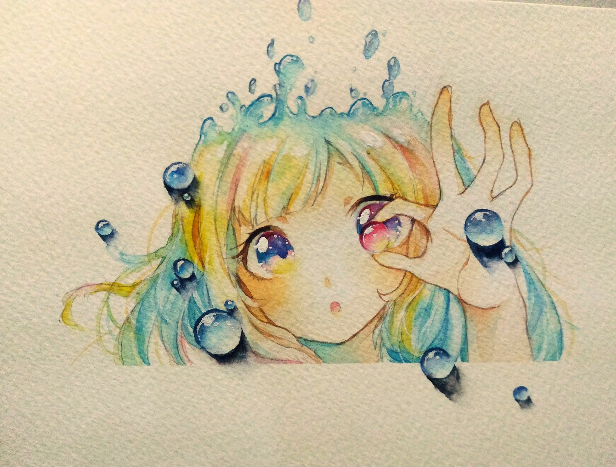 女繪師「貓咪捏不爛」的作品受到網友喜愛。（翻攝Entrefiche貓咪捏不爛臉書）