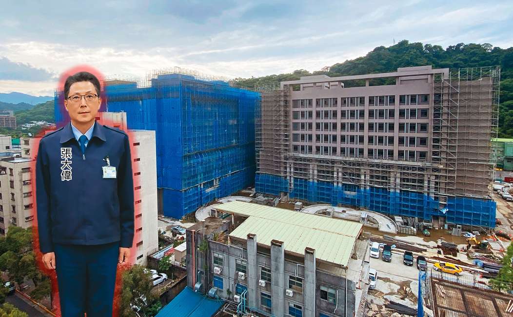 位於台北市基隆路的空作部營區改建工程包括新建2棟地下2層、地上9層的主建物，總工程款30.43億元，驚傳弊案遭檢調偵辦。國防部軍備局少將處長張大偉坦承向中工索賄2,600萬元，卻瞎扯賄款全燒光了，遭收押後已被停職。（翻攝澎湖縣政府官網）