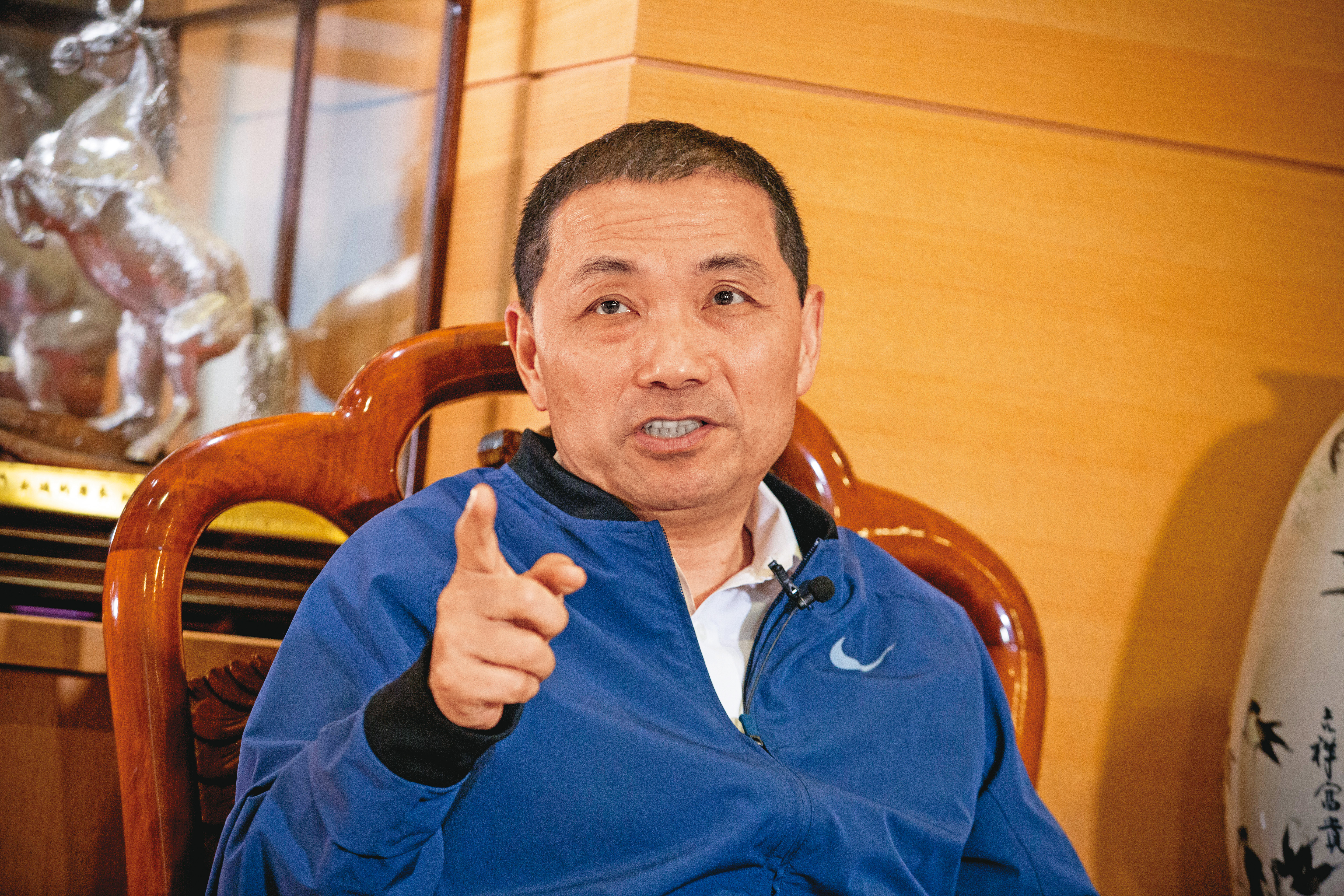 新北市長侯友宜（圖）當年沒能偵破陳永和命案，是他警職生涯最大遺憾。