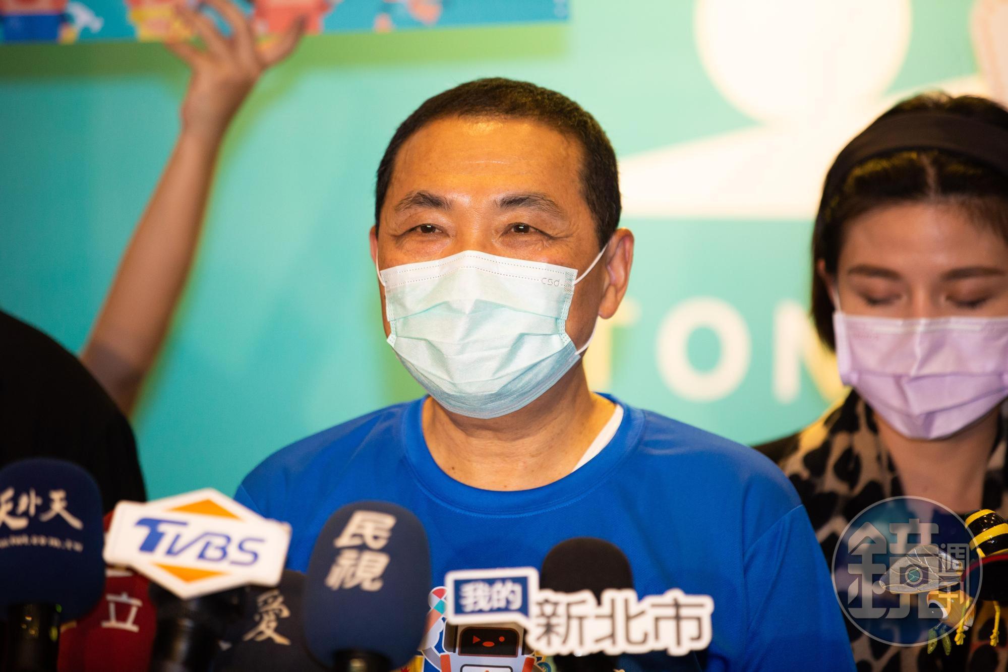傳出被挺江派人士力拱角逐2024,新北市長侯友宜今回應強調,目前最重要的是守好疫情。(本刊資料照)