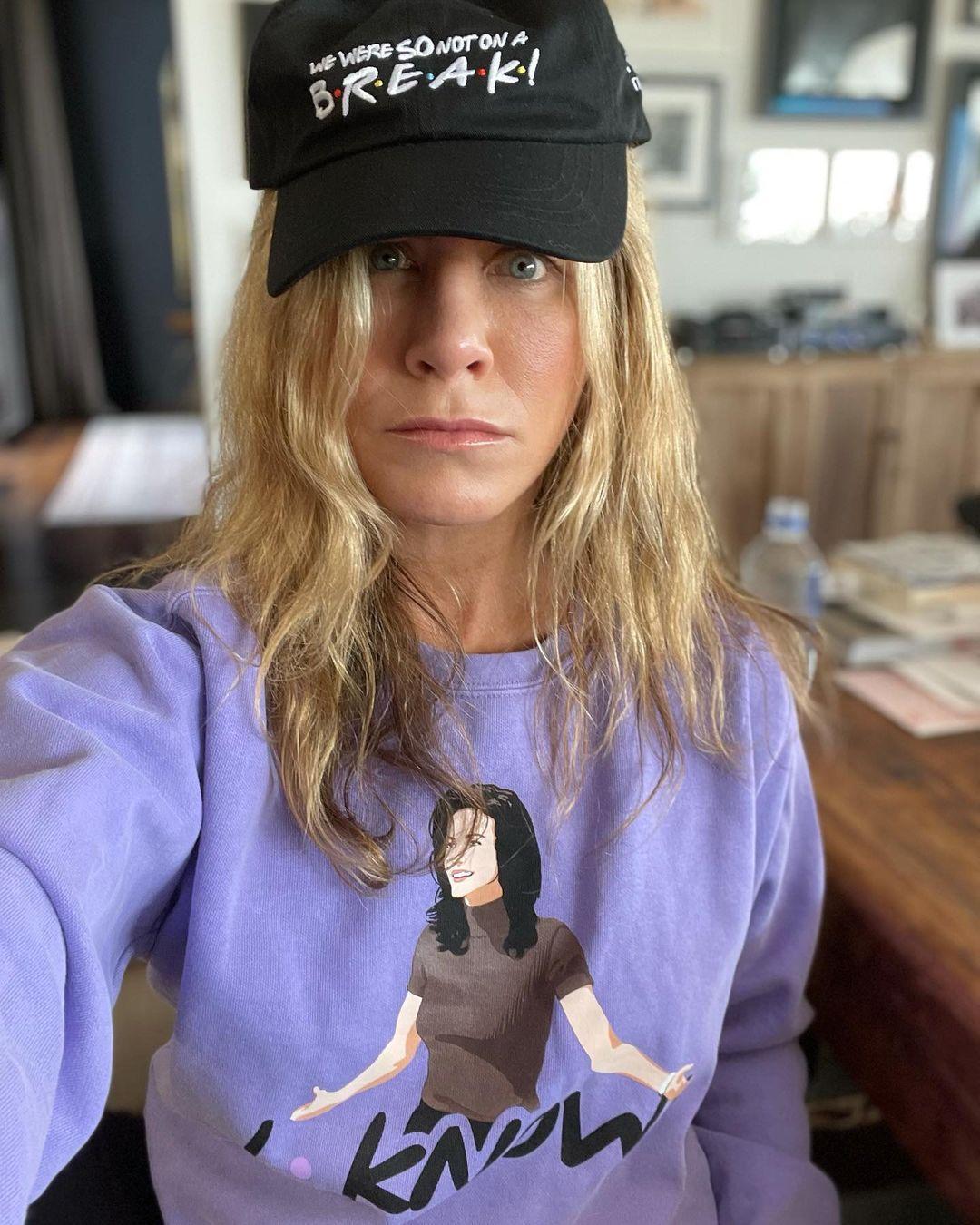 早在今年5月便接種疫苗的珍妮佛安妮斯頓。（翻攝Jennifer Aniston IG）