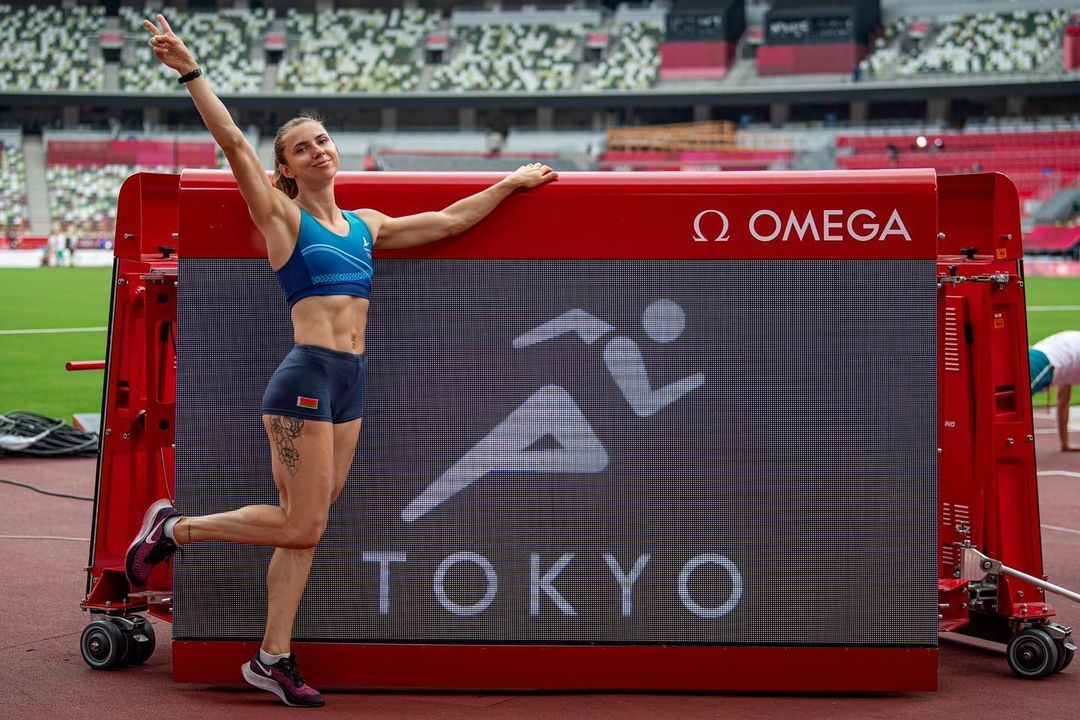 克里斯蒂娜因發文抨擊教練，遭白俄羅斯遣返引發國際譁然。（翻攝KrystsinaTsimanouskaya IG）