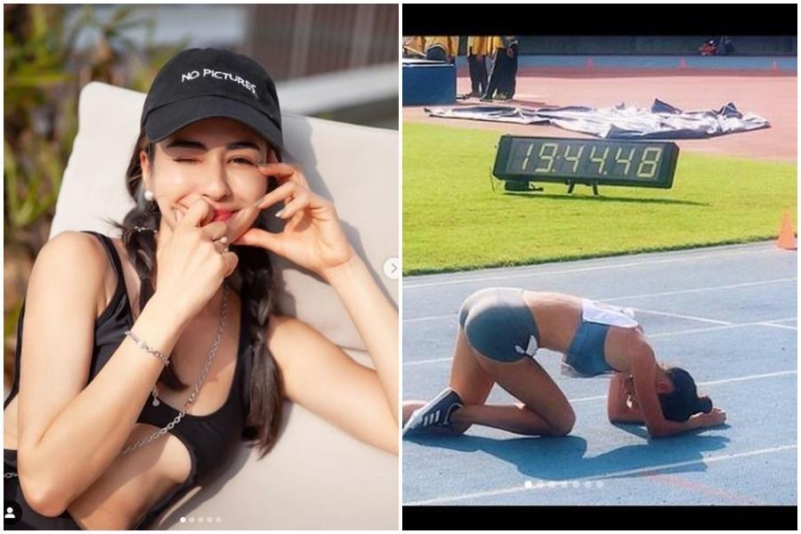 「混血路跑女神」雷愛美為運動員待遇發聲。(翻攝自emmiefabulous IG)