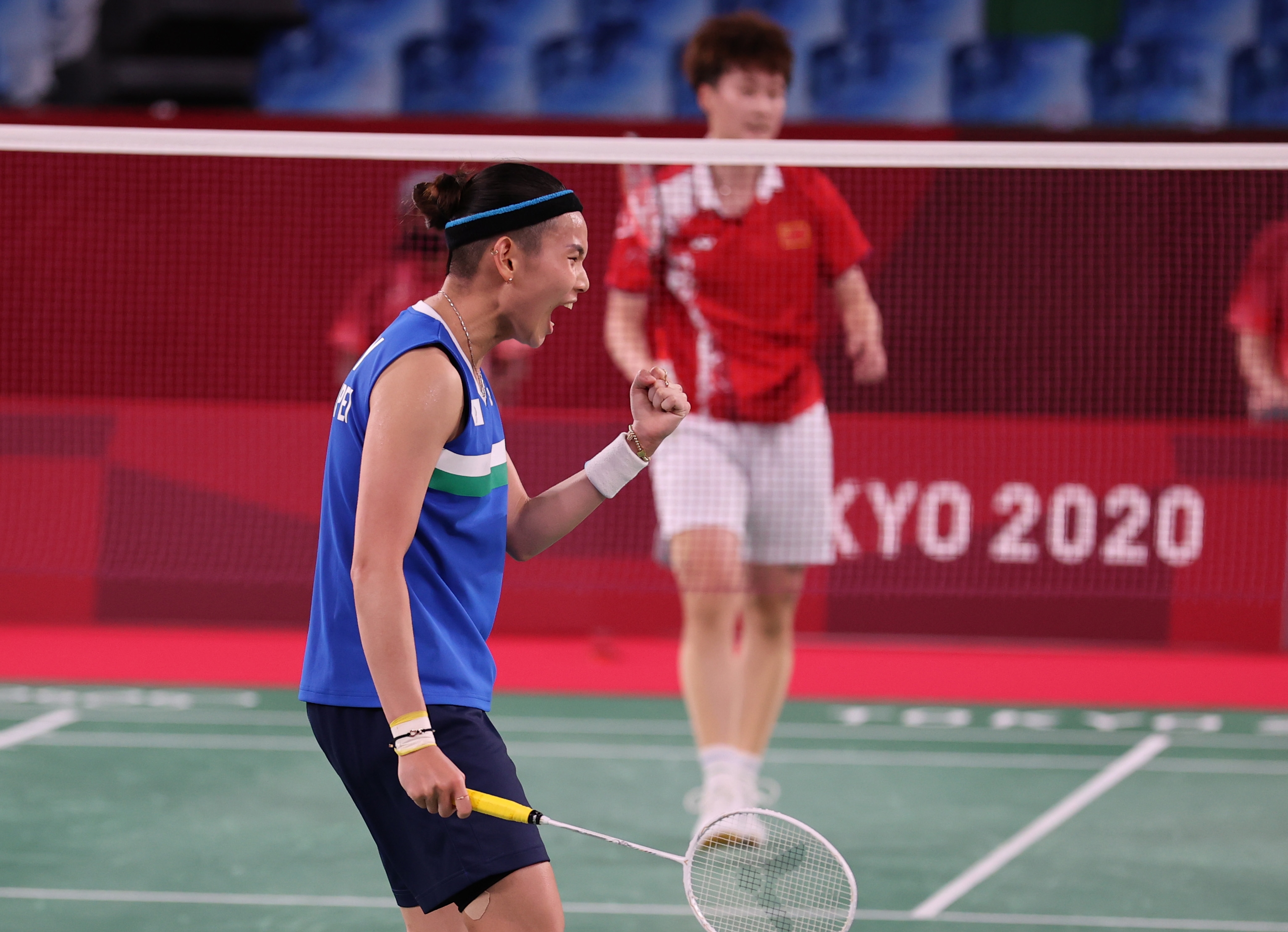 中國羽球傳奇名將林丹分析本屆奧運女單羽球金牌戰，認為戴資穎（圖）的整體實力確實比陳雨菲好。（體育署提供）