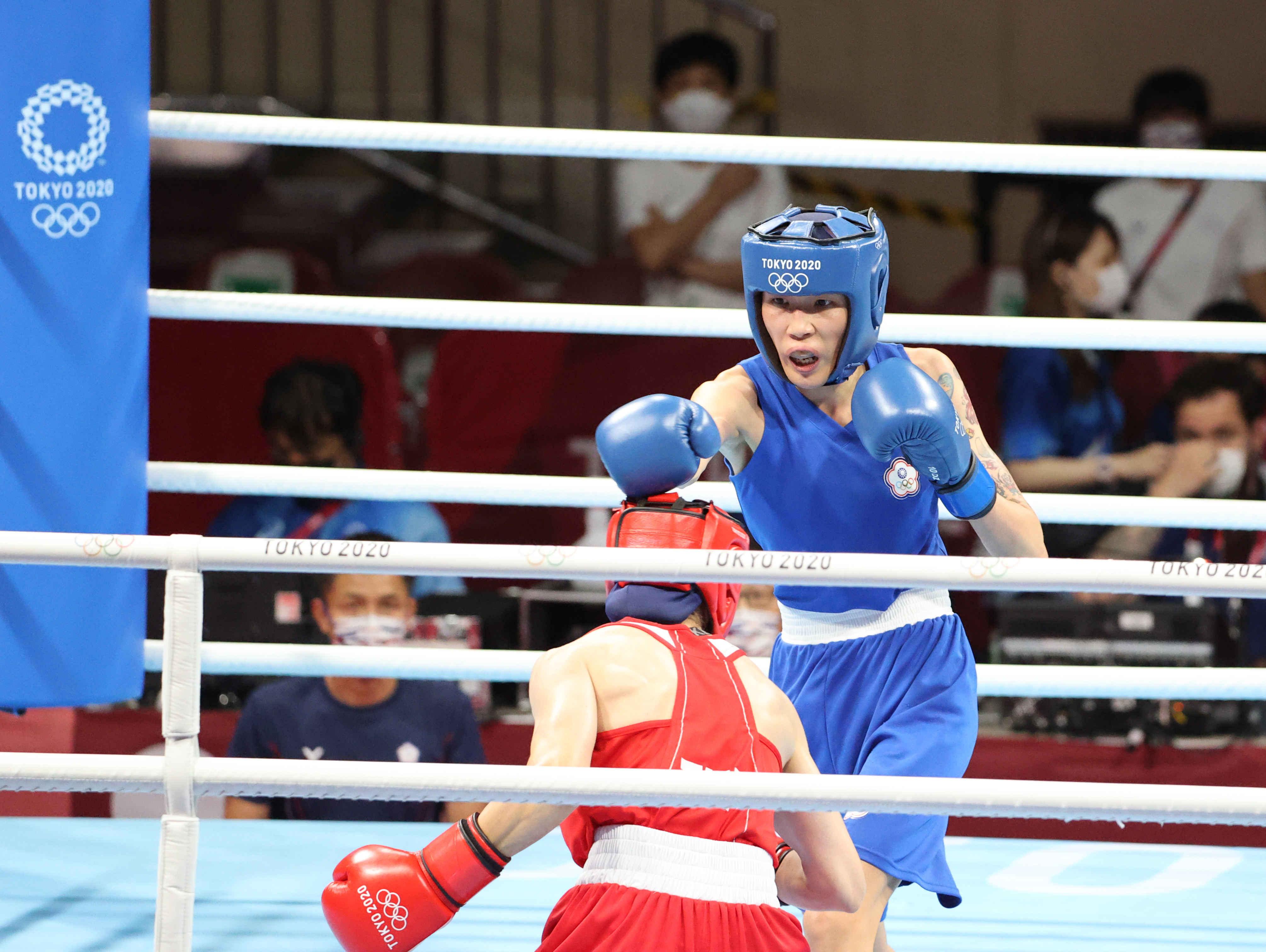 台灣拳擊好手黃筱雯在東京奧運拿下銅牌，創下我國拳擊史上最佳成績。（體育署提供）