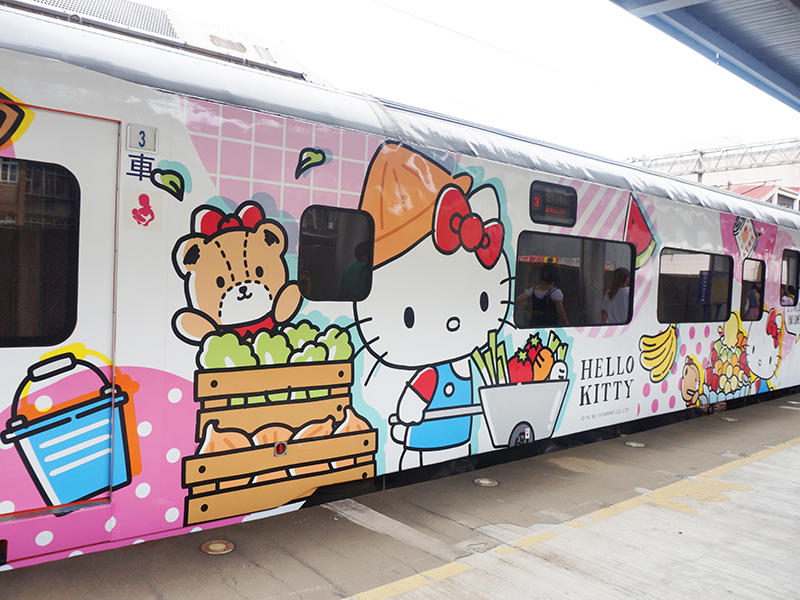 讓Kitty迷瘋狂的「環島之星Hello Kitty繽紛列車」下週即將復駛。（易遊網提供）