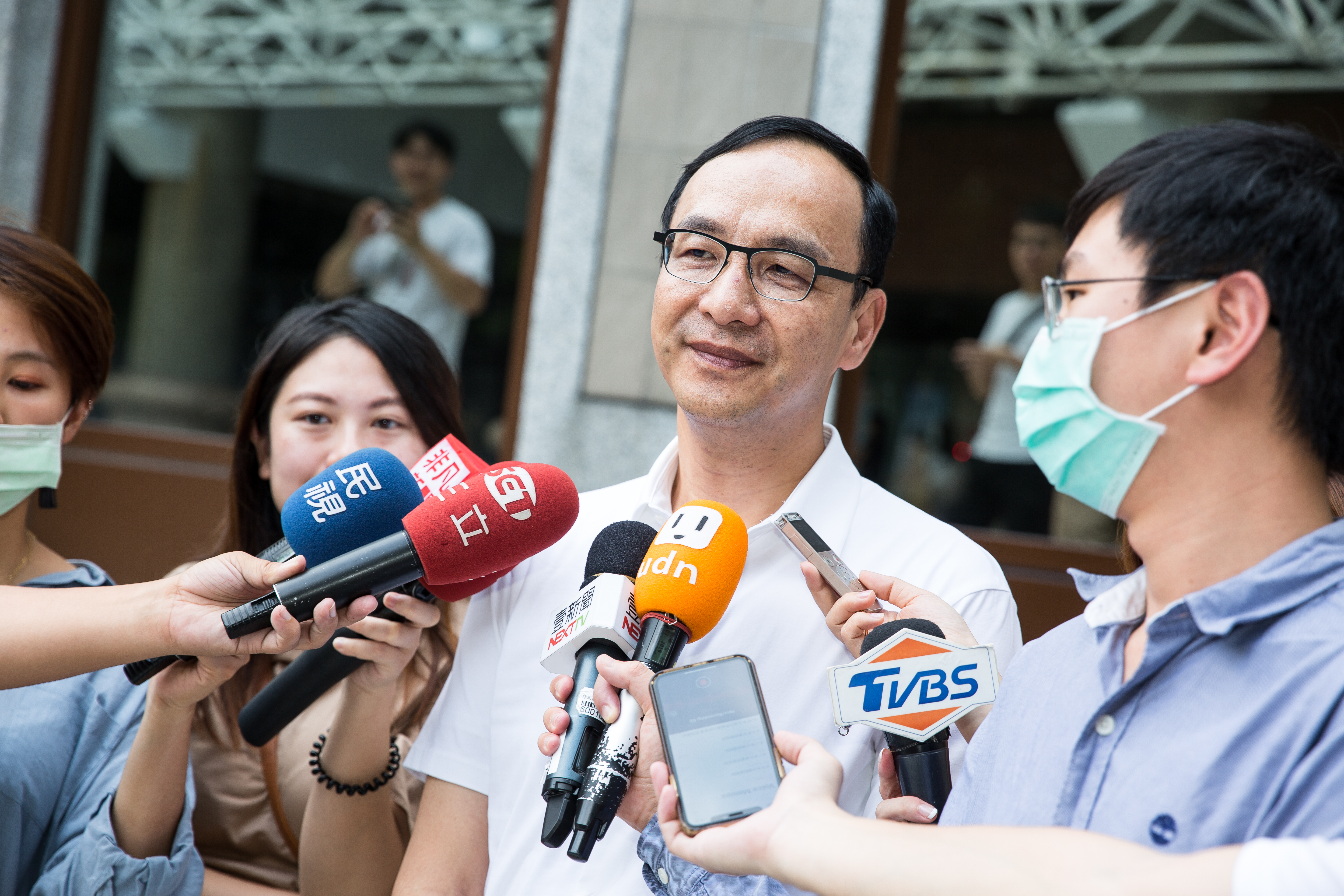 朱立倫表示，自己目前不在2024最強名單中，也坦言不排除任何合作可能。（資料照）