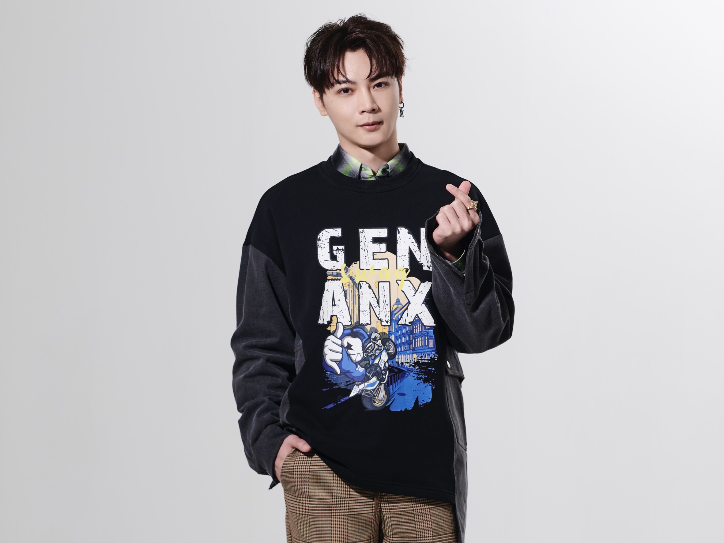 古曜威暖心發文，陳敬宣、安婕希紛紛留言「力挺到底」。（單純夢想文創事業提供）