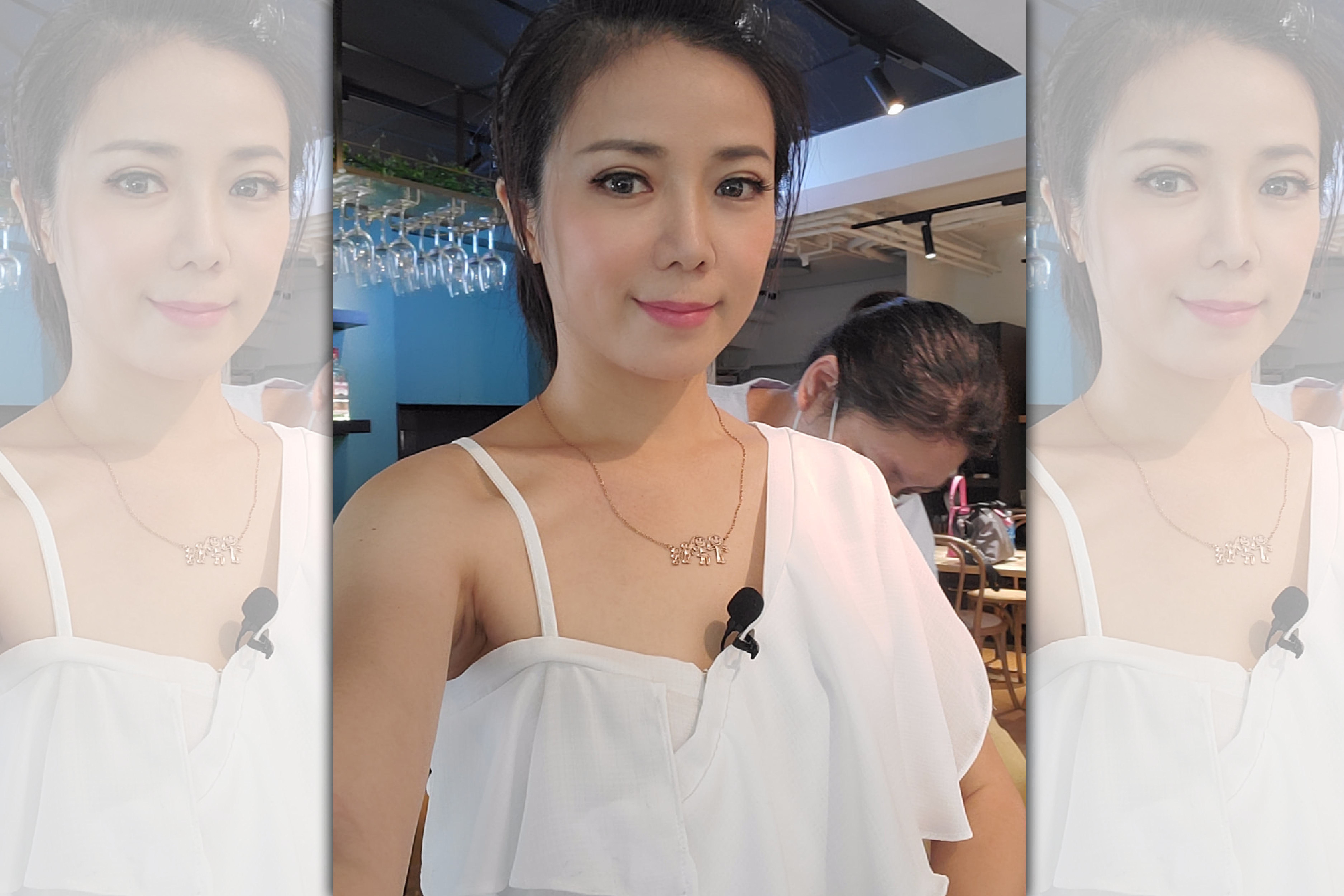 陳仙梅昨日拍完戲開車返家與人發生擦撞，所幸雙方人車都平安。（翻攝自陳仙梅臉書）