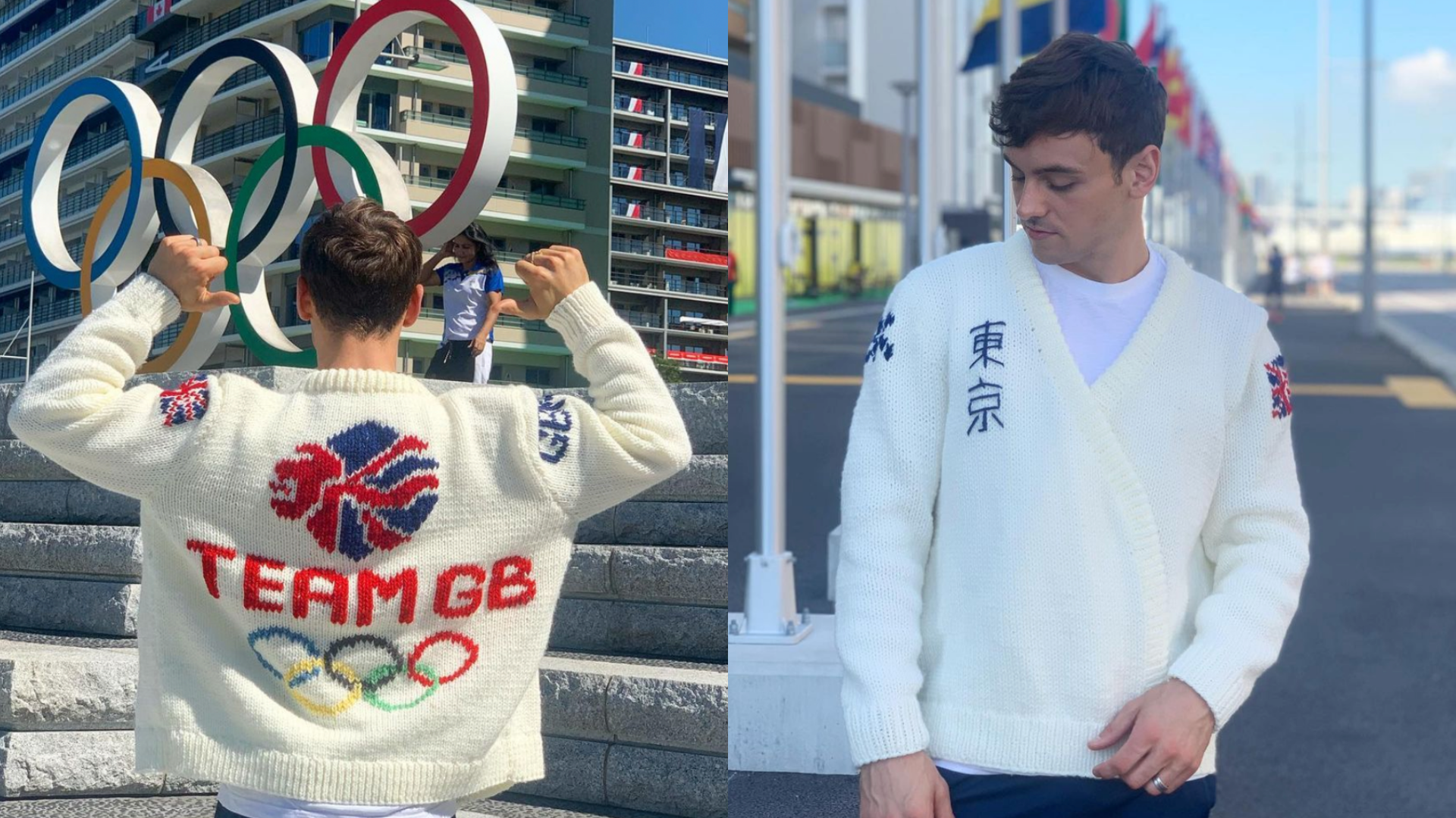 僅接觸編織1年半的戴利,作品讓網友驚豔。(翻攝自Tom Daley IG)