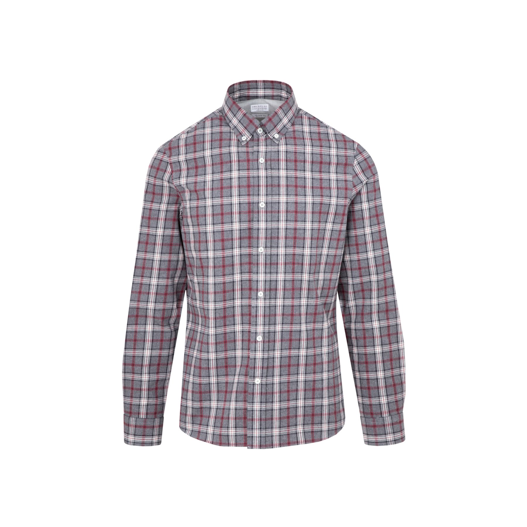 馬德拉斯格紋襯衫 NT$29,800 BRUNELLO CUCINELLI。（BRUNELLO CUCINELLI提供）
