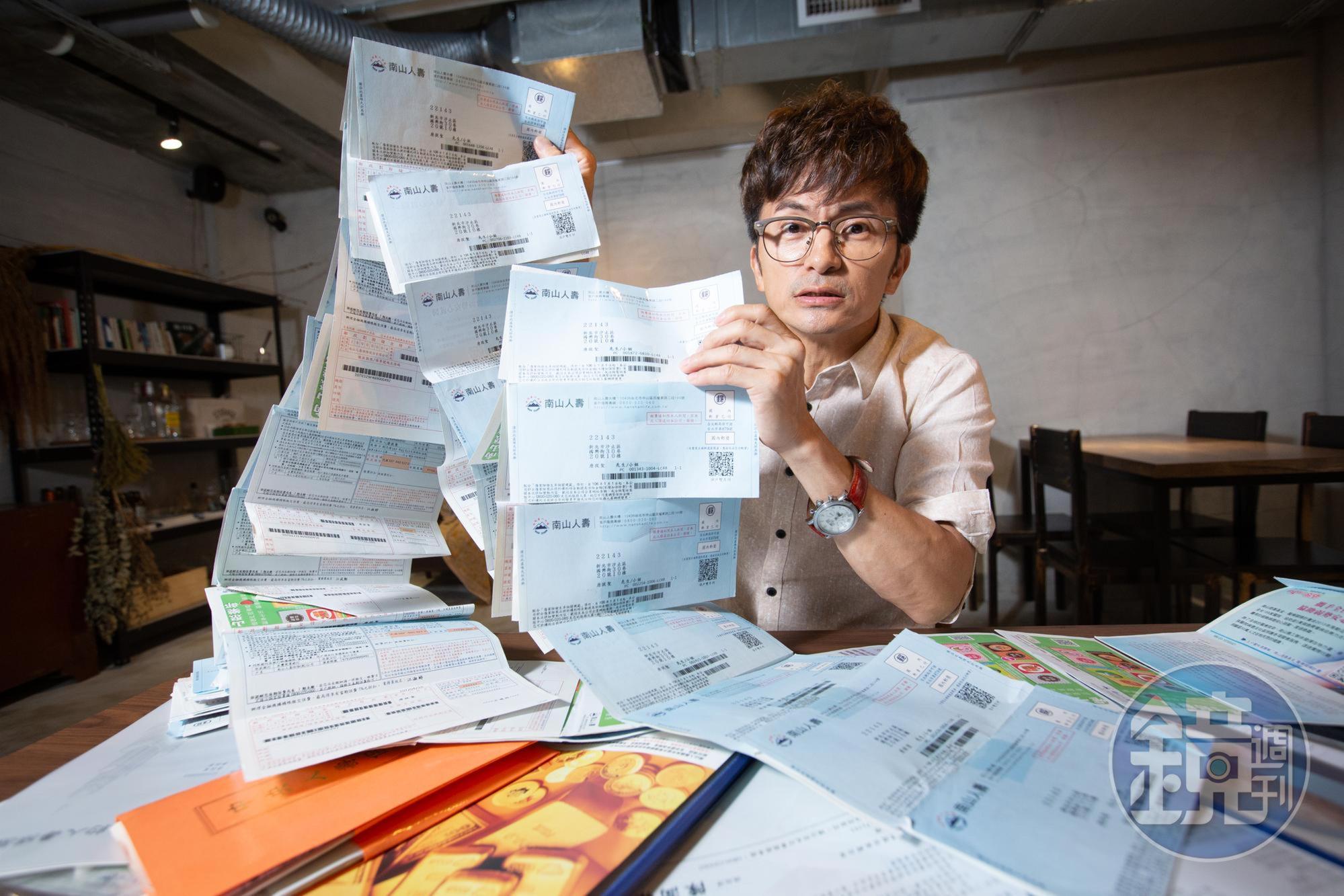唐從聖自認個性杞人憂天,加上家人和自己都經歷過病痛,認知保險很重要。