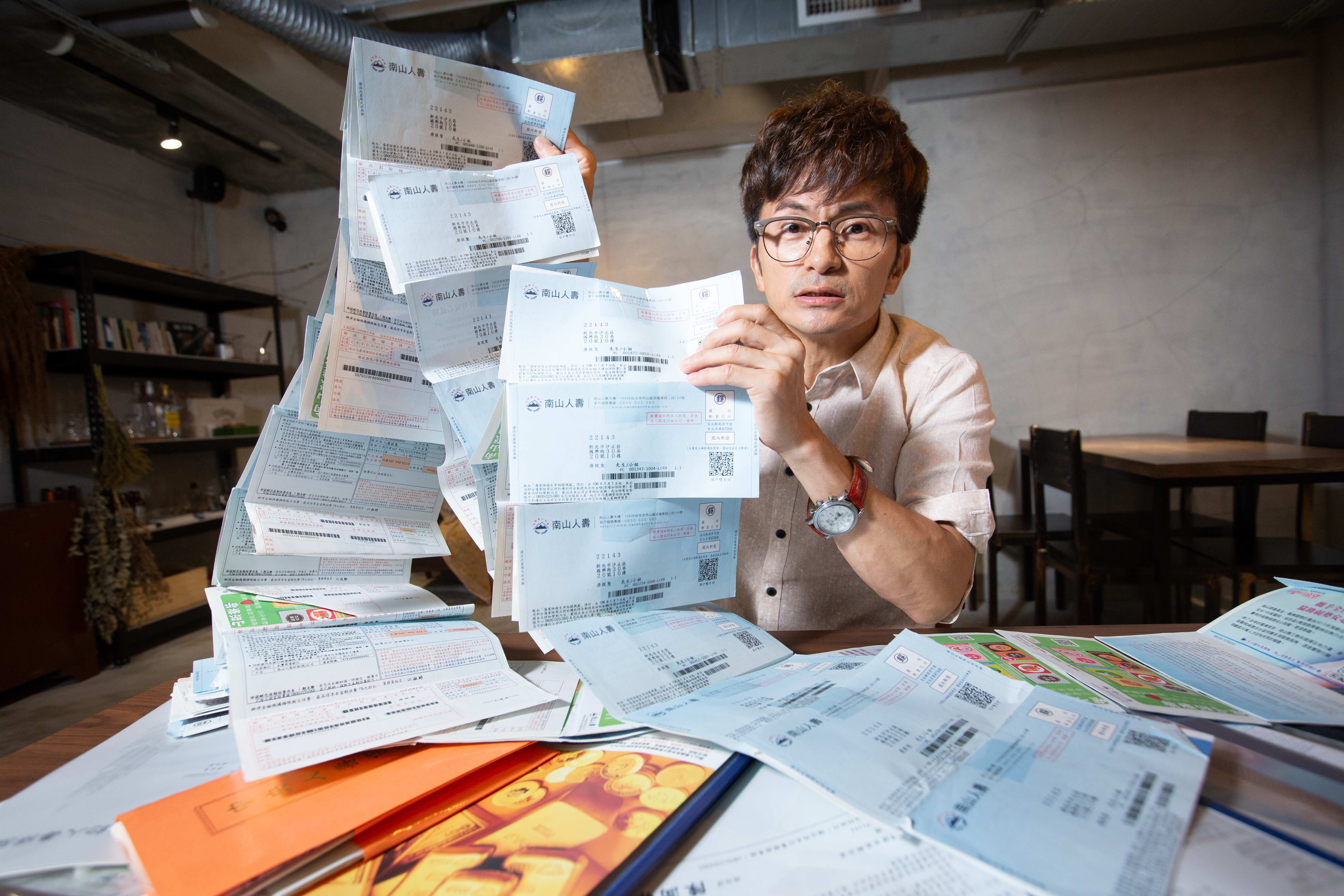 唐從聖自認個性杞人憂天，加上家人和自己都經歷過病痛，認知保險很重要。