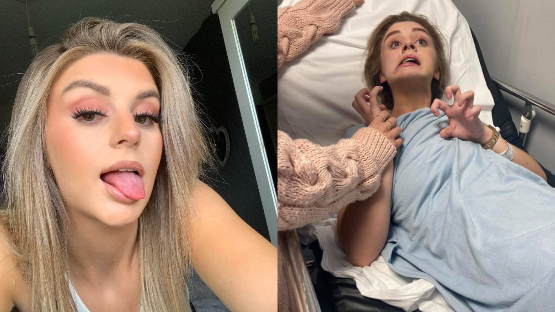 英國18歲少女在夜店被下藥，全身僵硬如喪屍一般。（翻攝自Claire Taplin臉書）