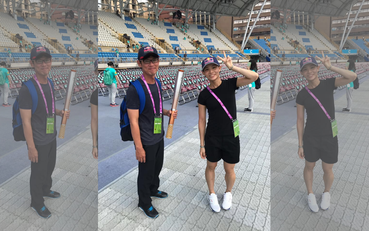 戴資穎（右）貼出與戴爸戴楠凱的合照，感性謝父親教會她的事。（翻攝自戴資穎臉書）