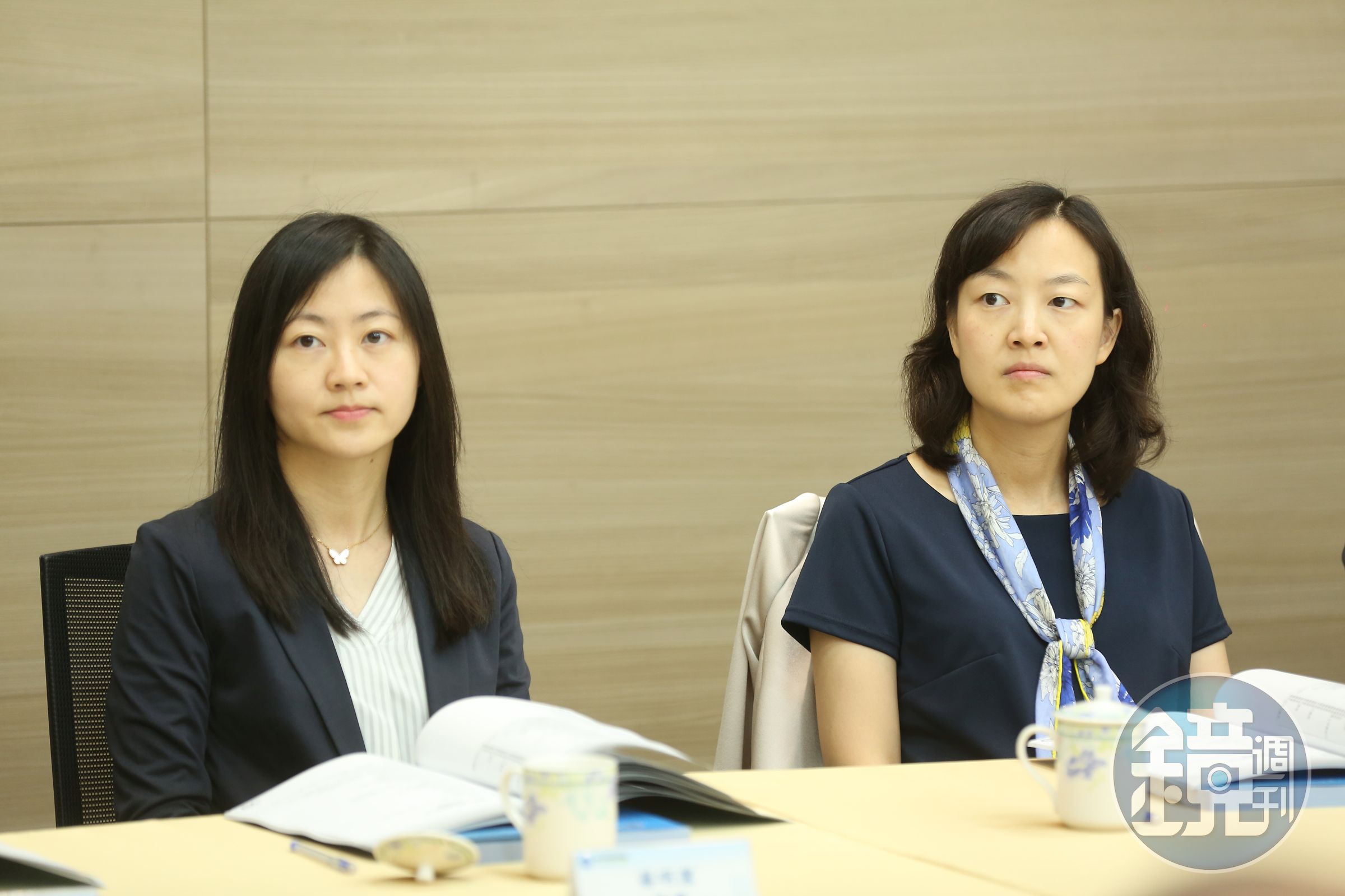 蔡佩君（右）接掌公司大業，成為新崛起的女力代表，