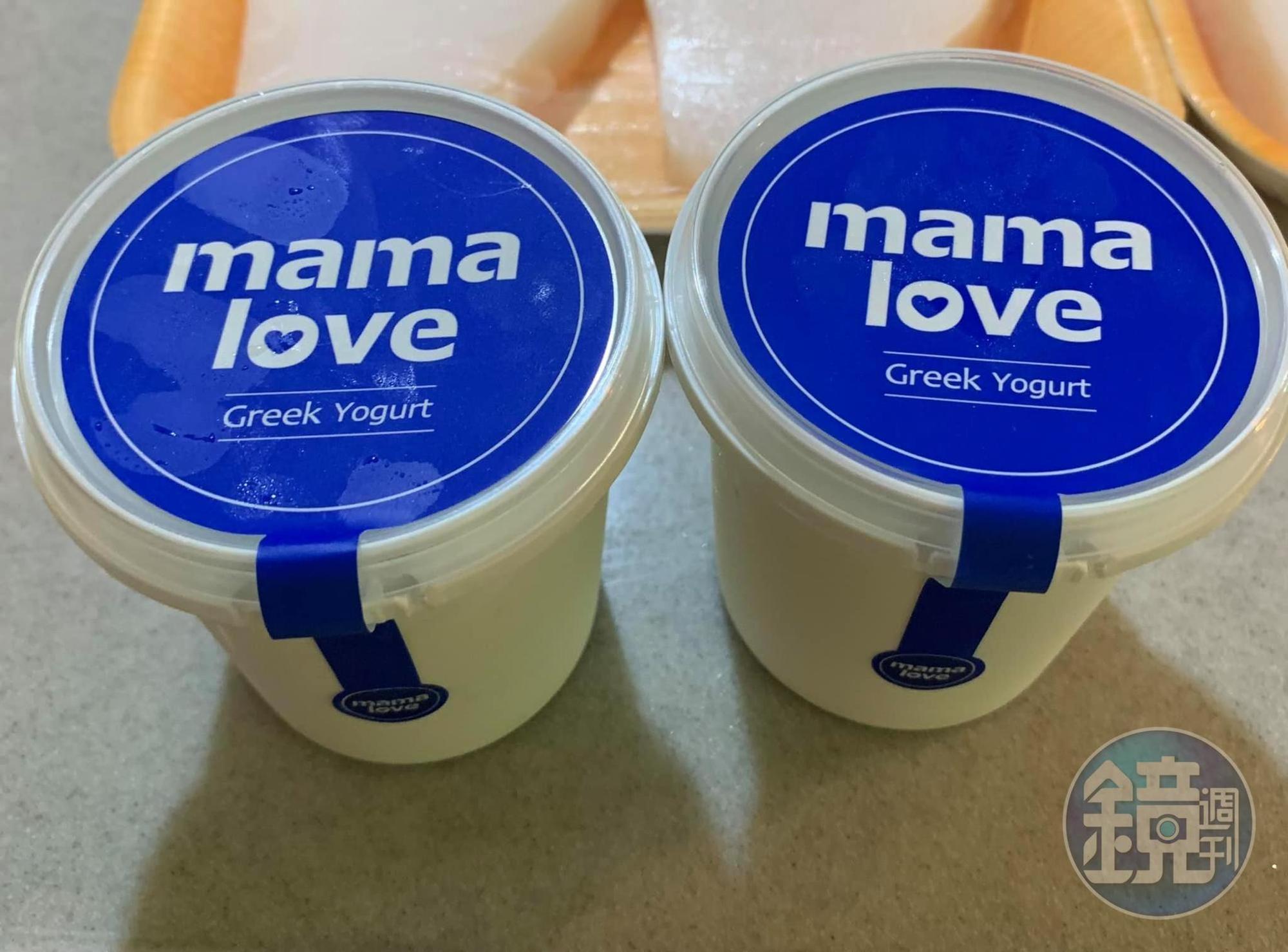 用Mamalove的希臘優格來做沾醬，感覺很健康。