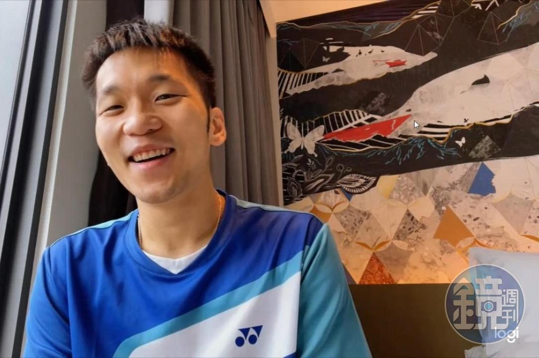 李洋期盼能回歸單純打羽球的快樂,而非背負著壓力。