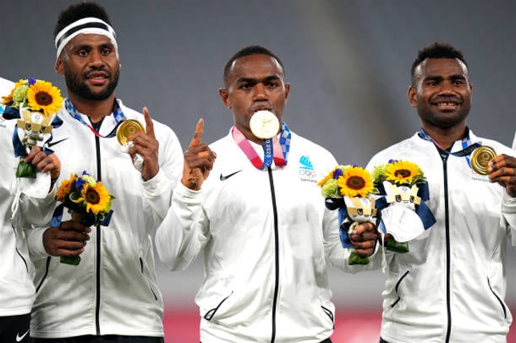 斐濟隊日前成功蟬聯7人制橄欖球賽金牌。（翻攝fijirugbyunion IG）