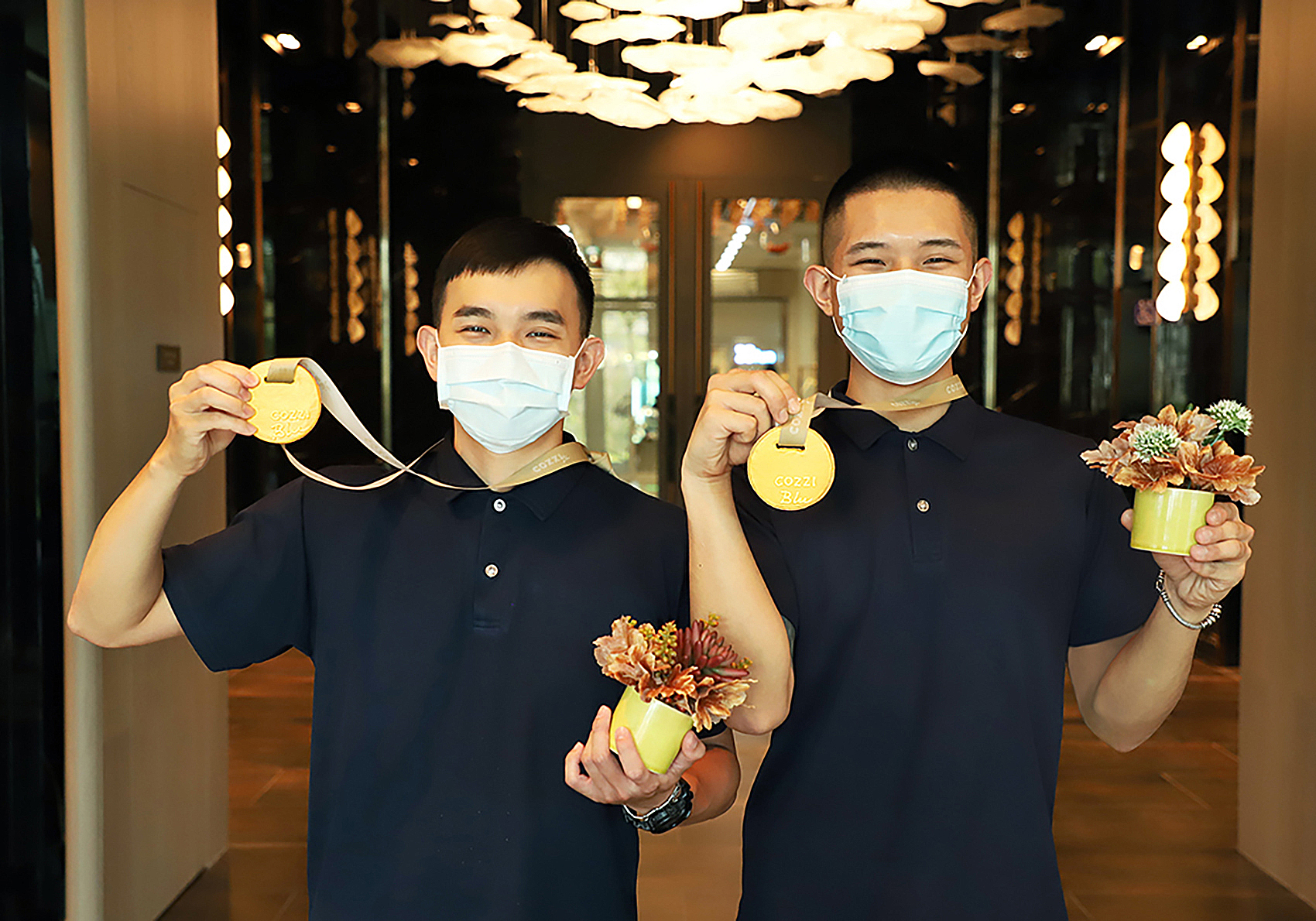 為慶祝奧運奪牌創佳績，COZZI Blu和逸飯店桃園館即日起至8月底前，推出住房買1送1優惠，入住日可至9月底。（COZZI Blu和逸飯店桃園館提供）