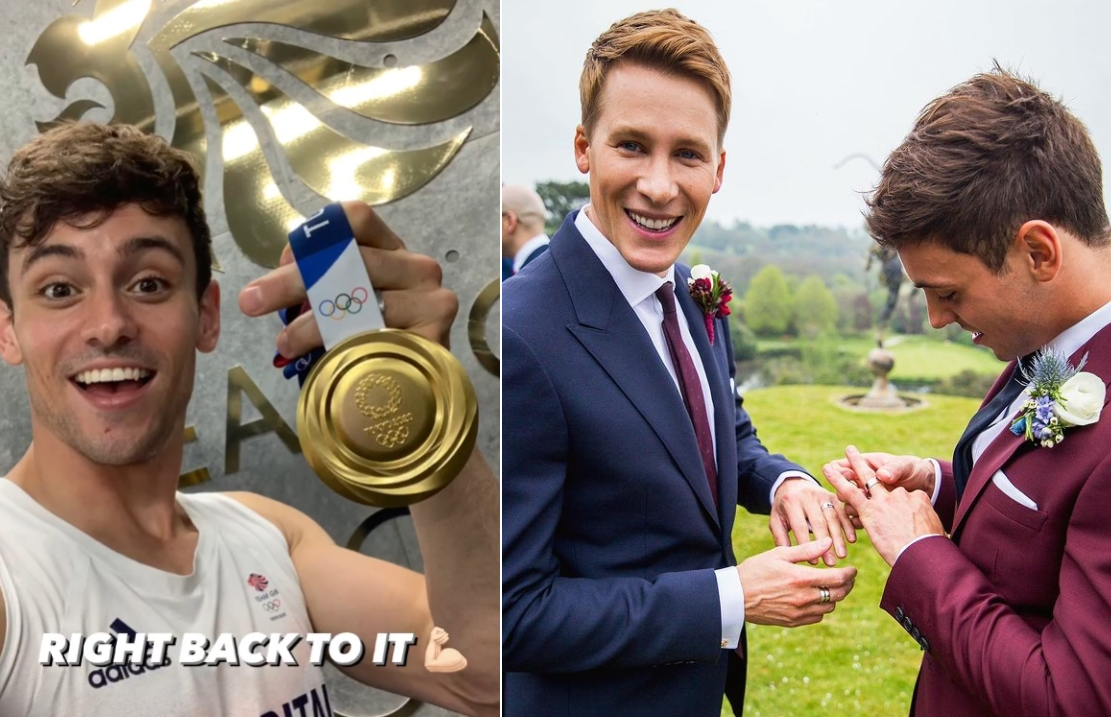 湯姆戴利是公開出櫃的英國運動員，近日傳出遭俄羅斯電視主持人公開歧視批評。（翻攝自Tom Daley Instagram）