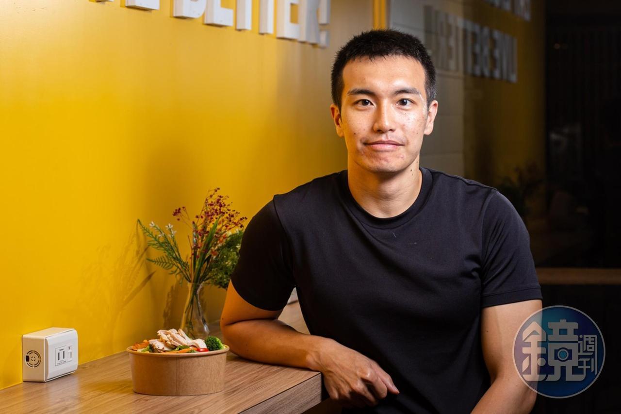 老闆黃至謙有健身習慣，他想讓客人輕鬆吃到低油、低鹽又兼顧美味的健身餐。 