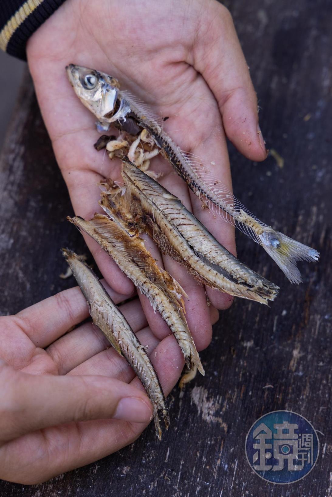 剝掉魚骨,拆解後的魚肉,可以另外賣得好價錢。