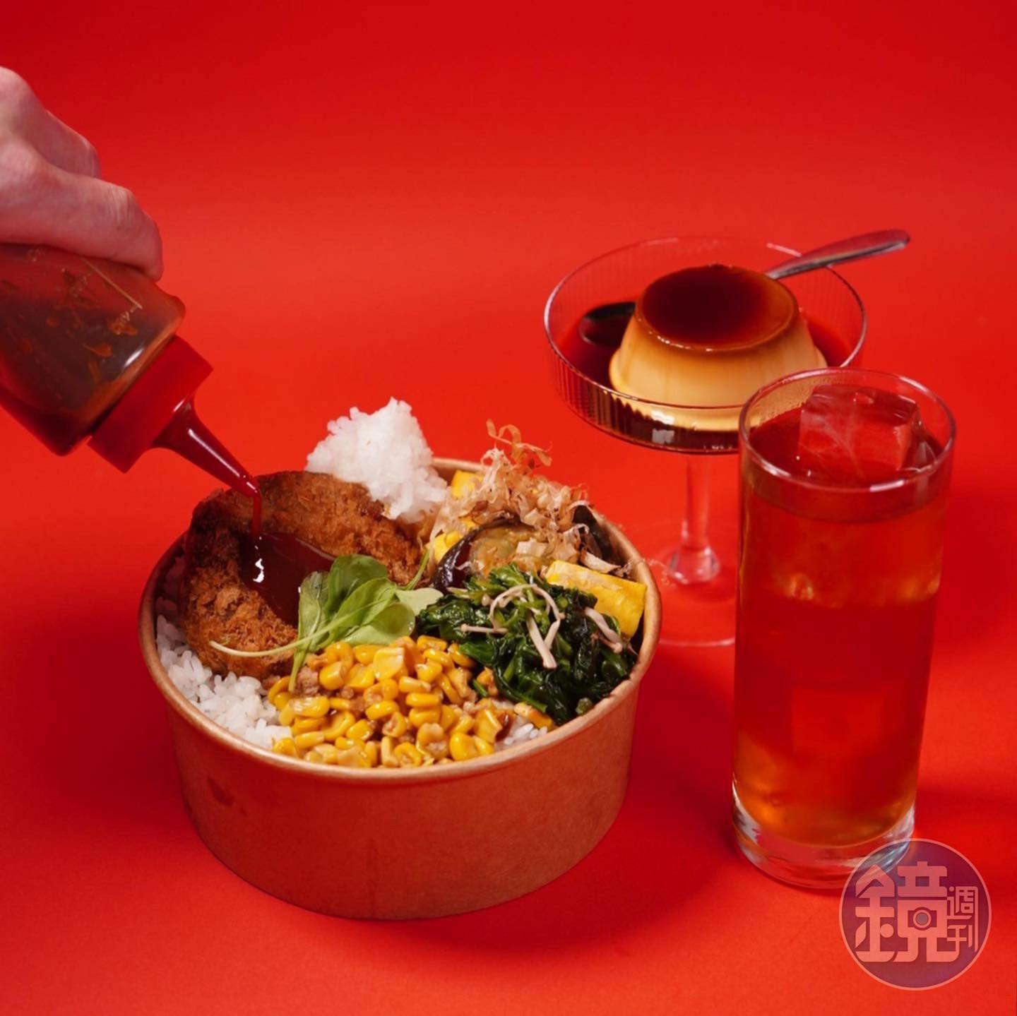 豊賀外賣便當推出「臭豆腐漢堡排」大受好評，還因此登上日本電視節目。