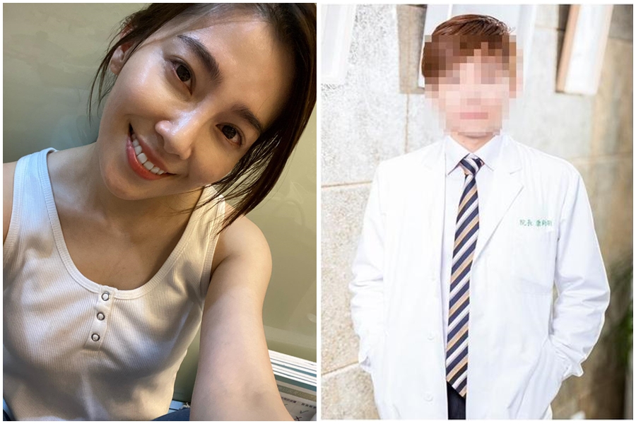 許藍方發聲明公布人夫與正宮醫師的姓氏引起網友肉搜。（翻攝許藍方博士 Dr. Gracie、網路圖片）