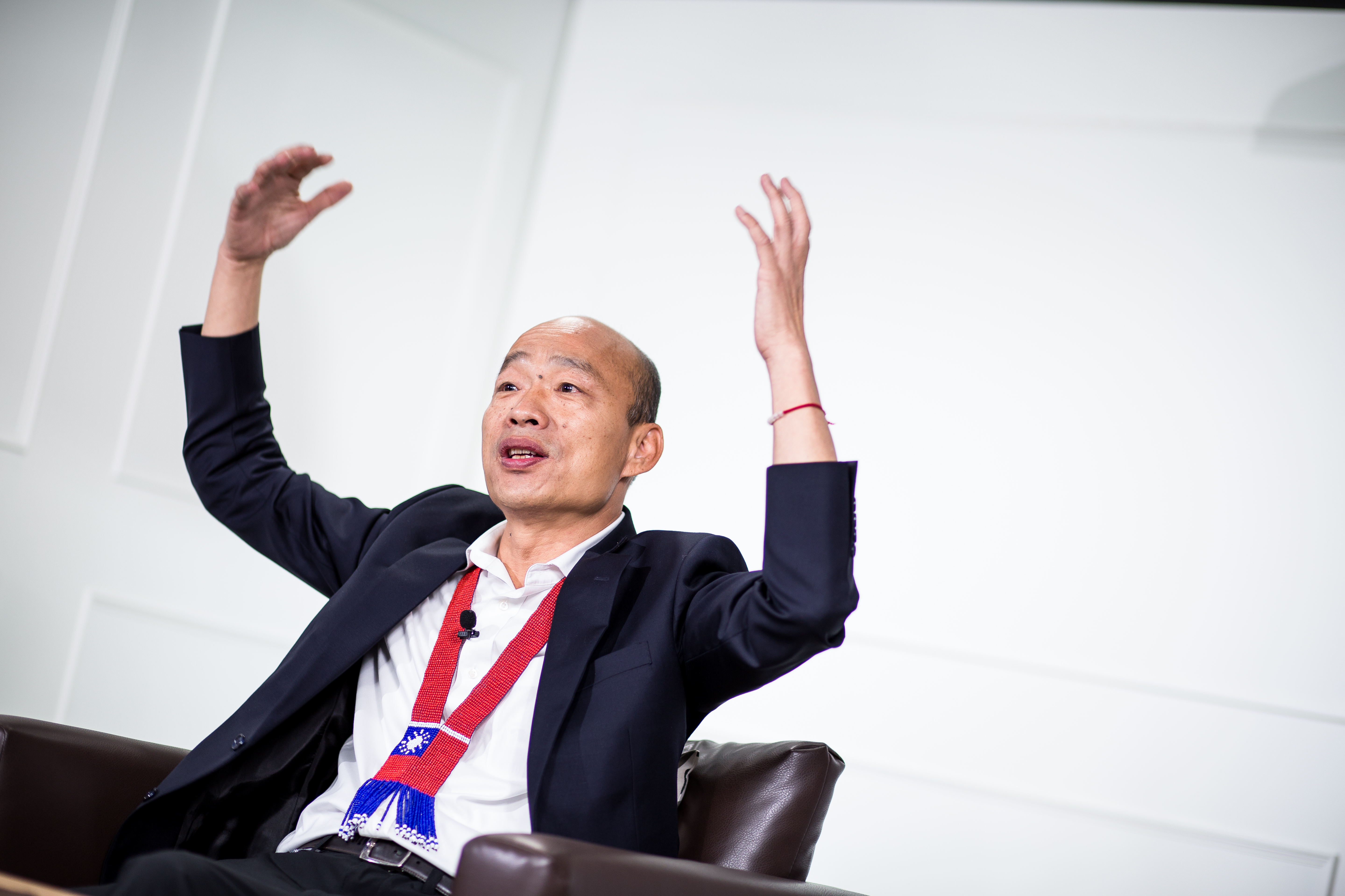 韓國瑜本人出面澄清，並沒有資助戴資穎這回事，更痛批文章內容荒謬至極。（本刊資料照）