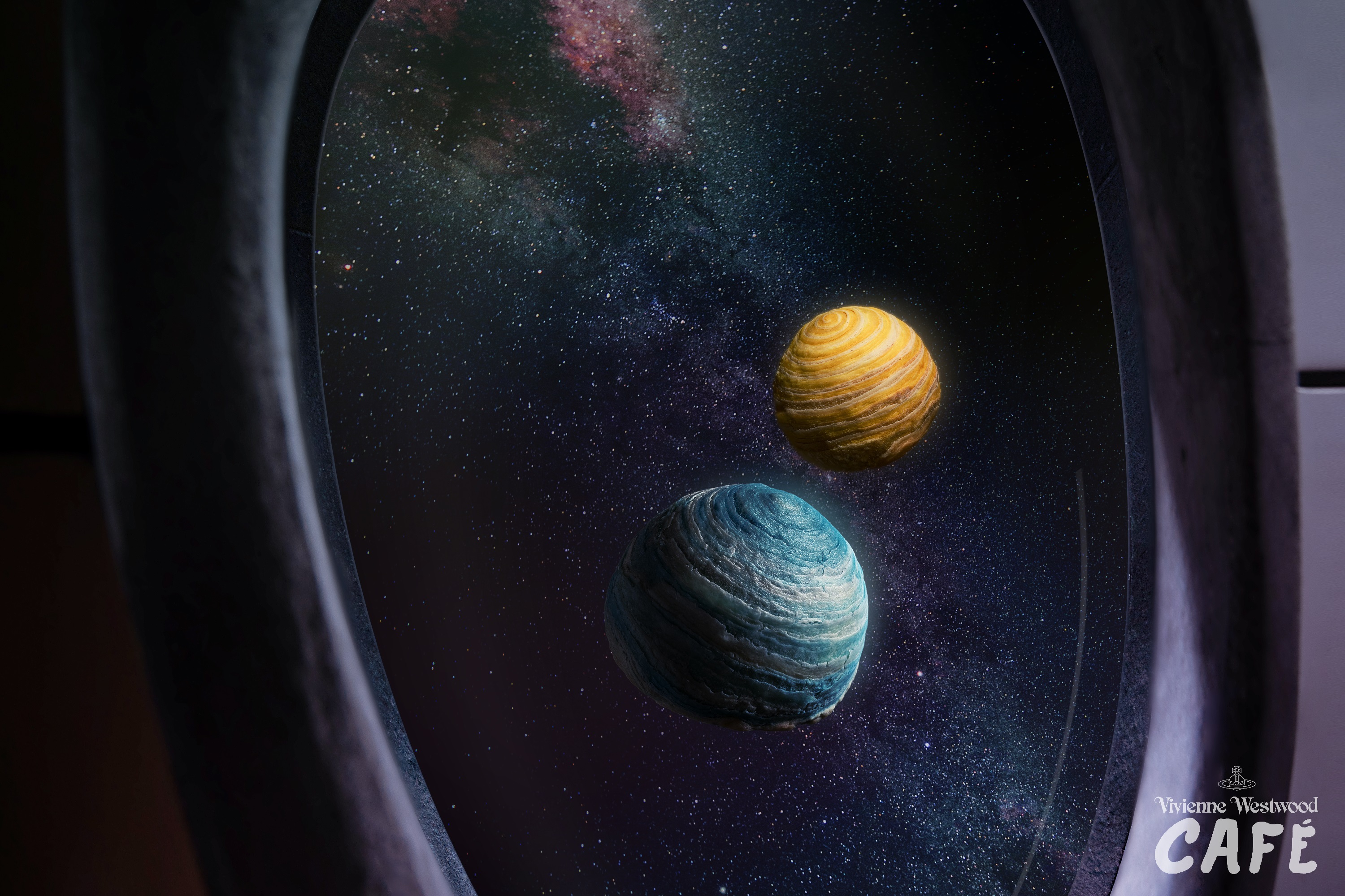 Vivienne Westwood Café推出限量漫旅星河Interstellar禮盒。NT$980（永三提供）