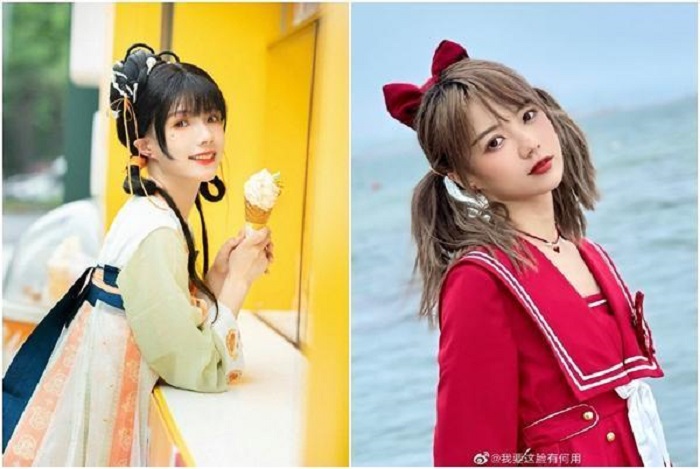 中國百萬網紅「機智的黨妹」，7月初上傳跳舞短片引發「辱華」爭議。（翻攝微博）