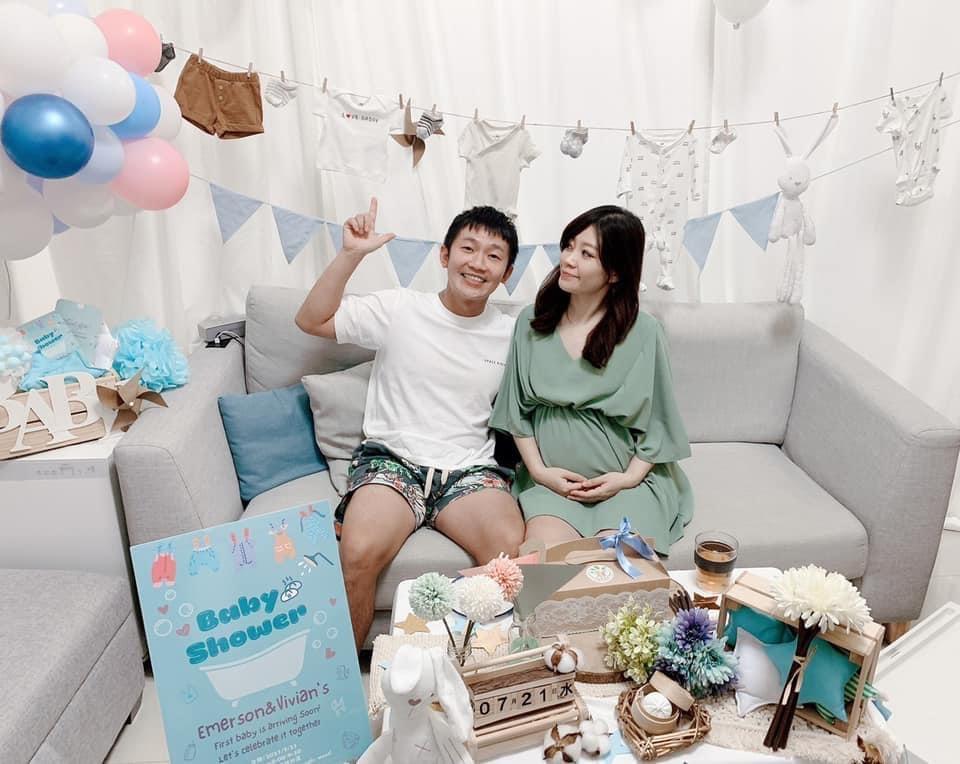蔡昌憲日前才與老婆一起辦趴,等待兒子出世。(翻攝自蔡昌憲臉書)