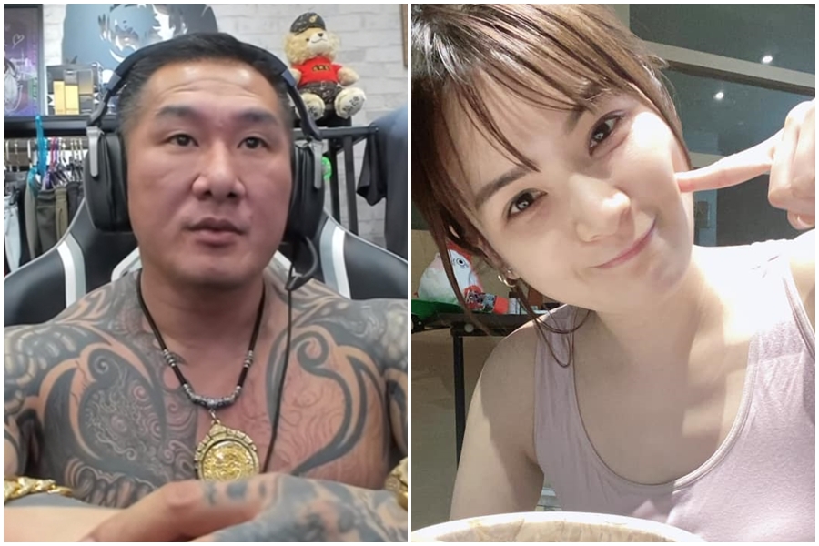 「館長」陳之漢（左圖）開直播向陳沂（右圖）喊話，直呼陳沂就是他生命中重要的女人。（翻攝自館長惡名昭彰YT頻道、陳沂臉書）