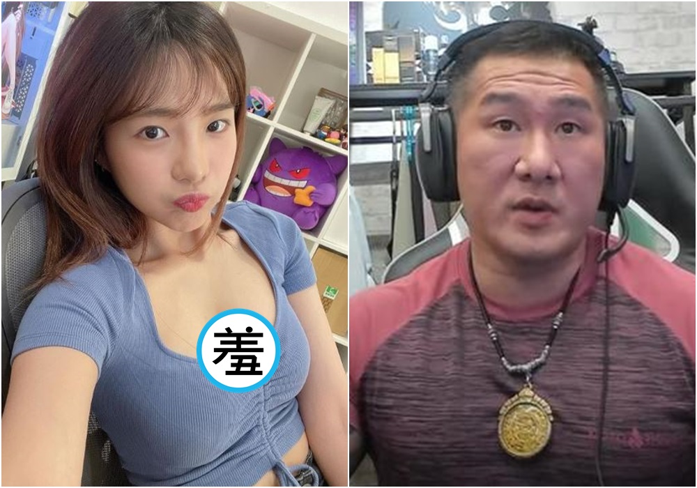 館長（右）和貝莉莓（左）的互動，把一票網友逗樂。（翻攝貝莉莓IG、館長YouTube）