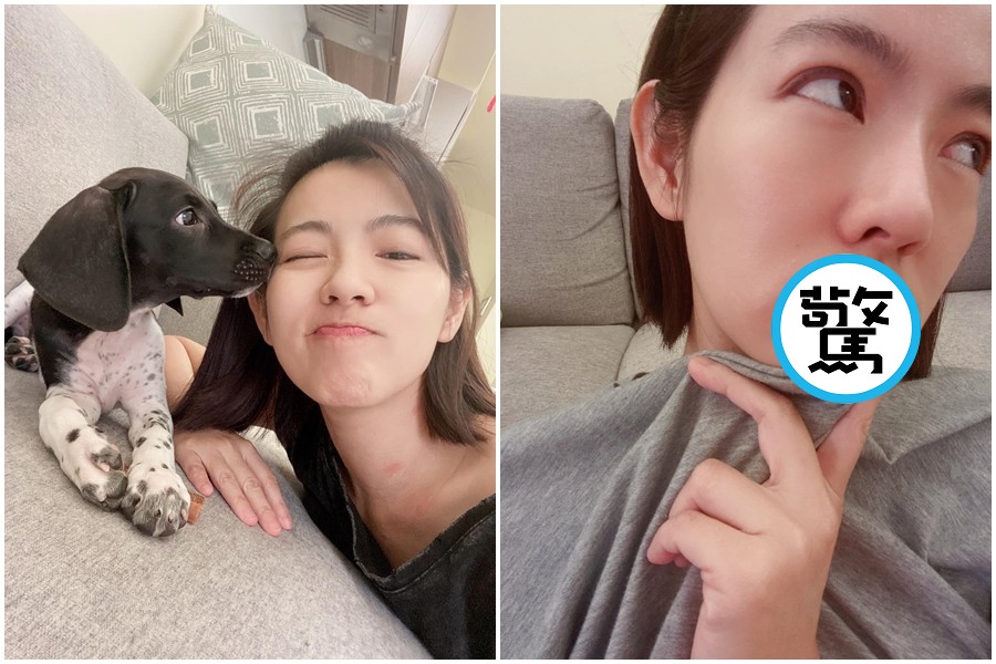 米可白外送點了一份生魚片定食，結果沒想到吃到一半下唇就發腫、發麻又發熱。（翻攝米可白臉書）