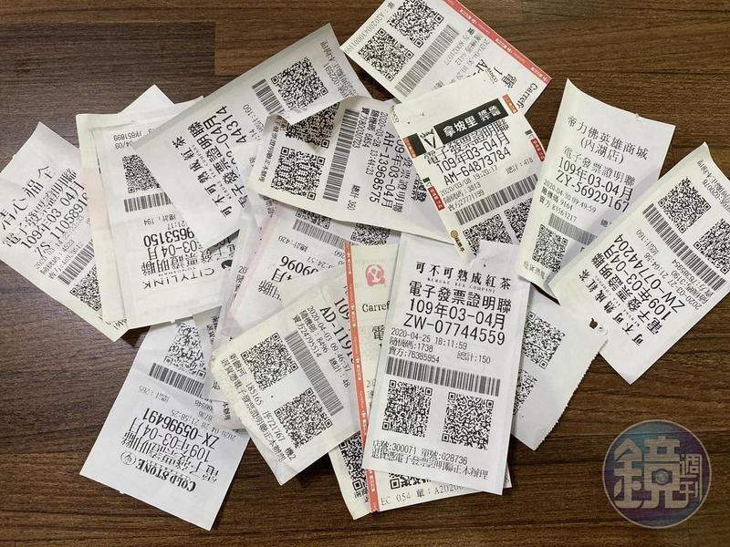 消費後索取統一發票，每2個月兌獎一次是許多台灣民眾的日常小確幸，但卻有不肖人士刻意頻繁蒐集大量發票套利。示意圖。（本刊資料照）