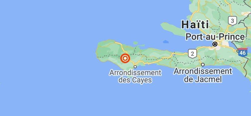 海地遭受7.2強震侵襲,導致嚴重死傷。(翻攝自推特)