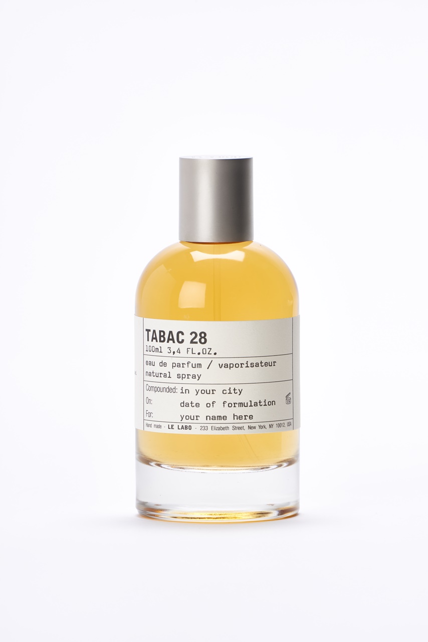 LE LABO城市系列淡香精CUIR 28（皮革28）杜拜。100ml/NT$16,300。（10/10 APOTHECARY提供）