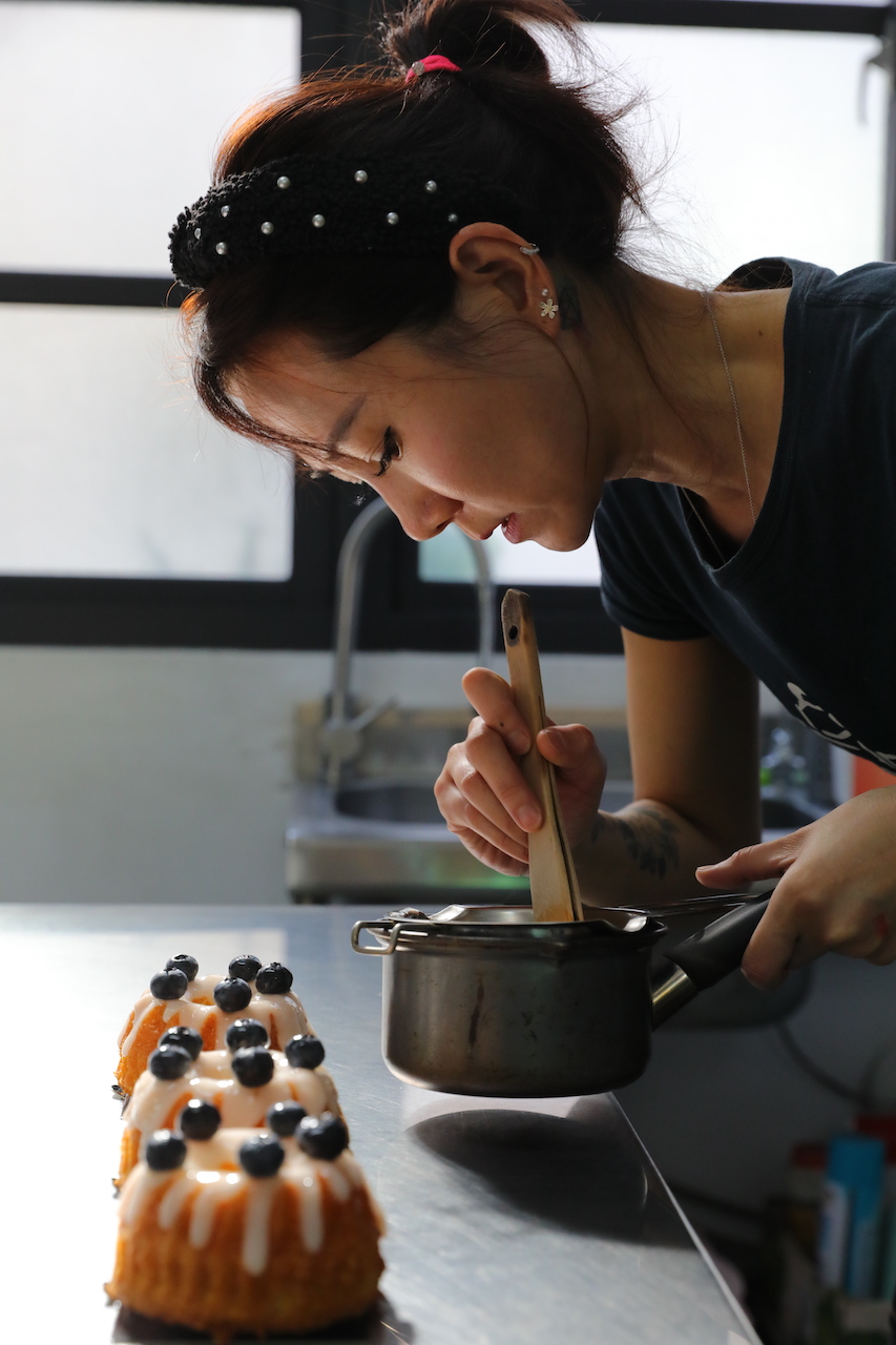 曾經拿下紐西蘭珠寶設計比賽冠軍的李淑如（Angela），巧手裝點家庭烘焙。