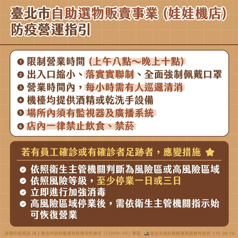台北市有條件開放娃娃機店。（北市府提供）