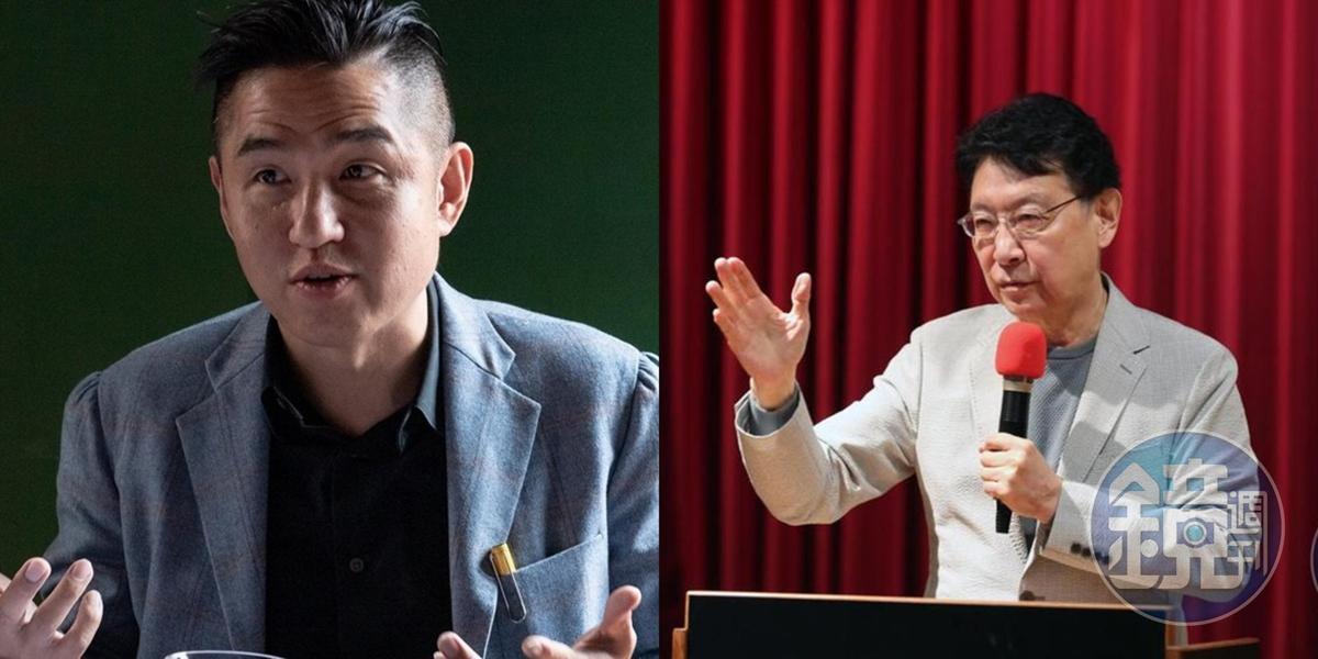 現任時代力量國際部主任的劉仕傑（左／翻攝自護台胖犬 劉仕傑臉書）認為，趙少康（右／本刊資料照）拿台灣跟阿富汗相較，是荒謬至極的事。