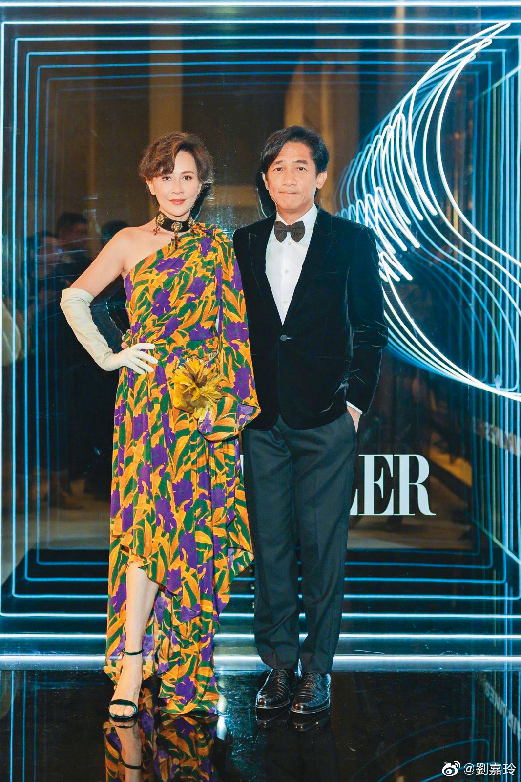 梁朝偉、劉嘉玲是最常被唱衰的一對夫妻。(翻攝自劉嘉玲微博)