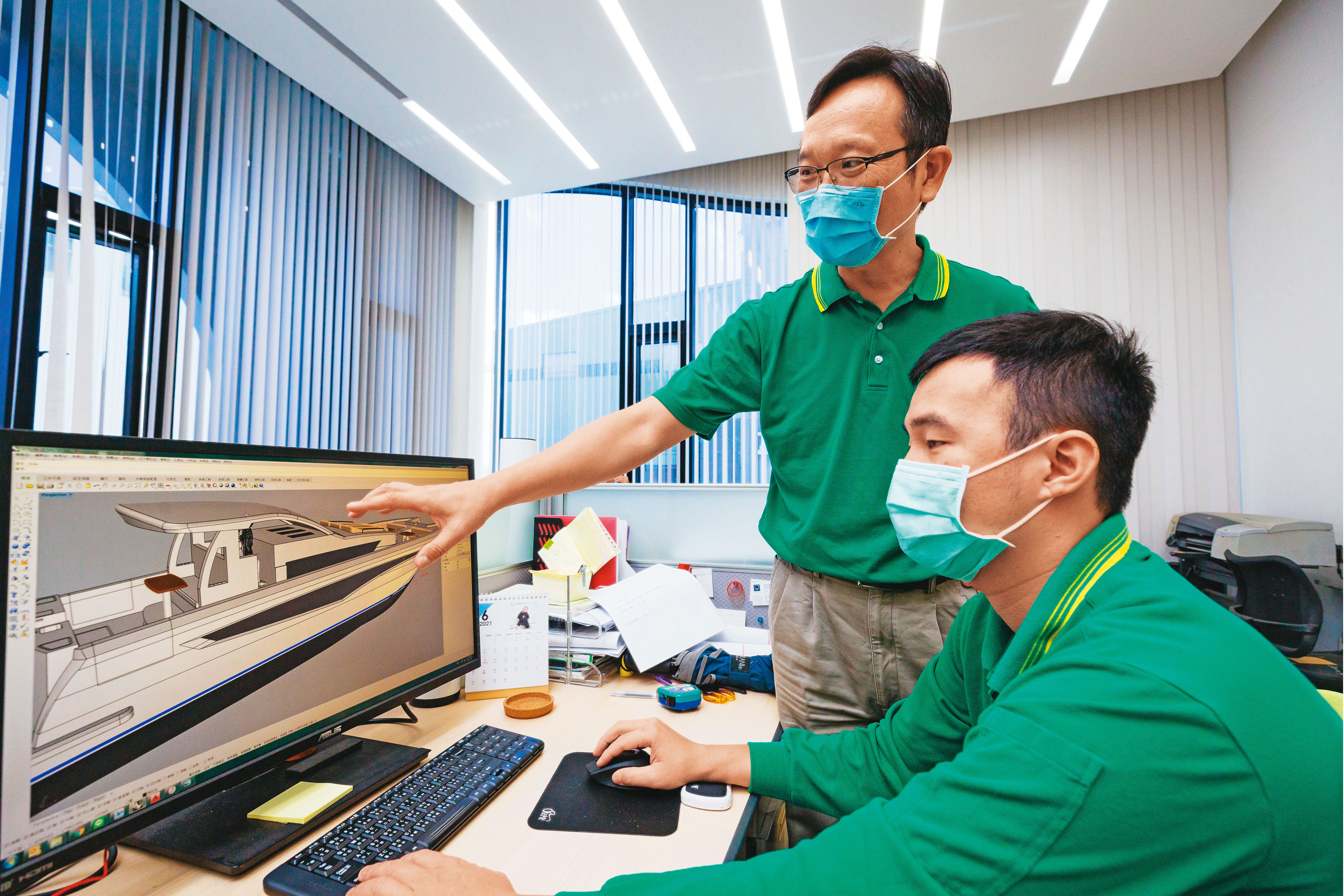 3D繪圖的進步，讓嘉信的客戶在遊艇建造前就能看見成品的模樣，增加交易成功機率。