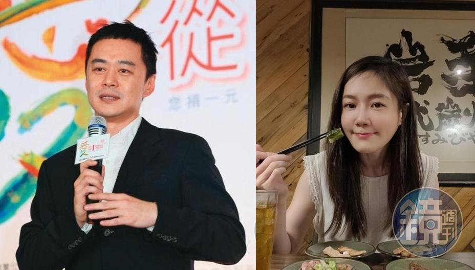 張承中與尹馨曾交往2年多,今年3月分手後,近又傳接送情。(攝影組、翻攝自尹馨臉書)
