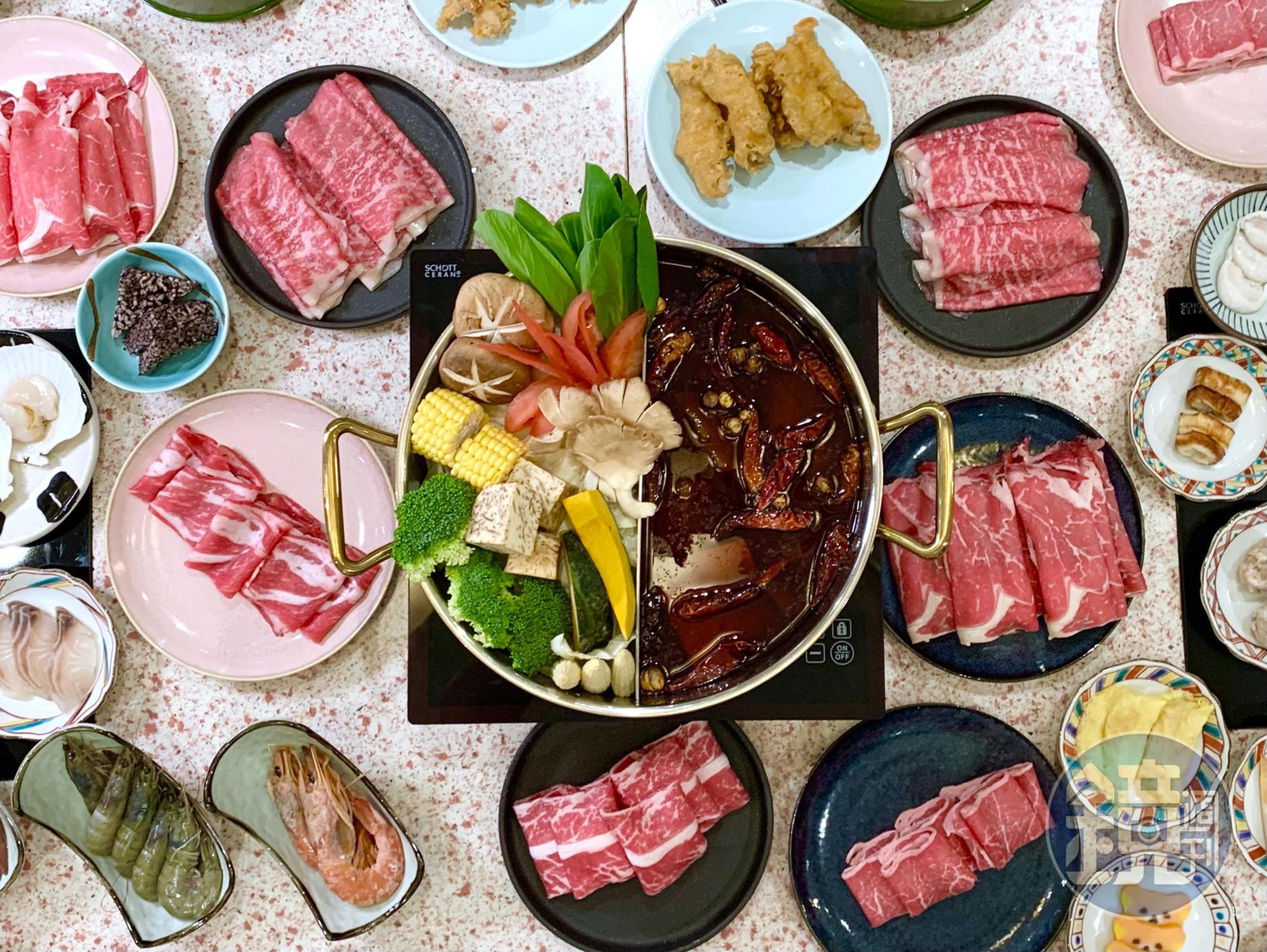 餐飲集團「饗賓餐旅」推出全新的火鍋品牌「小福利火鍋會所」，以最擅長的自助百匯形式呈現。
