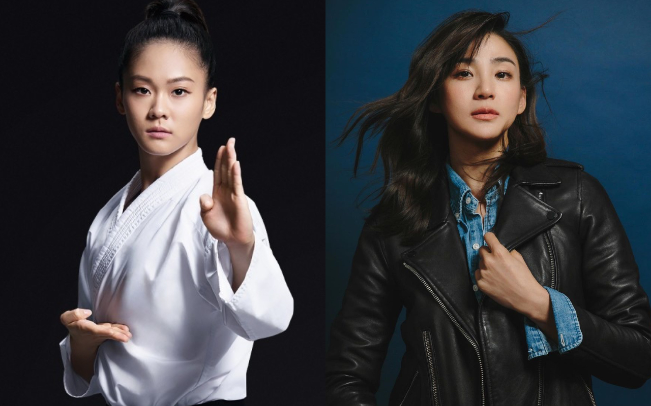 你們覺得文姿云（左圖）像洪小鈴（右圖）嗎？（VISA提供、翻攝自洪小鈴IG）