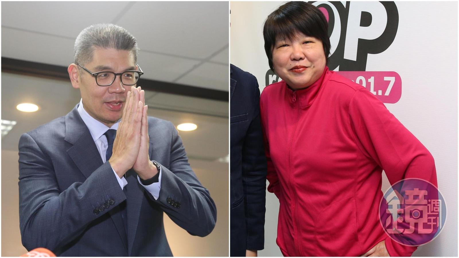 連勝文（左）「從小見證美國人拋棄越南」一席話引發網路熱議，黃光芹（右）跳出來替他說話。（本刊資料照）