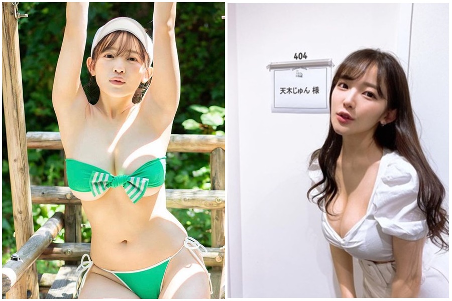 天木純公開X光胸部無碼照，間接證明自己純天然。（翻攝天木純Instagram）