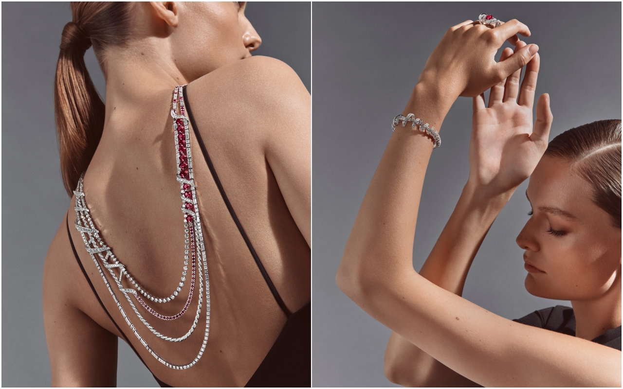 CHAUMET舉辦為期三天的Torsade de Chaumet高級珠寶展，共展出超過50件、總價約7億台幣的主題作品。